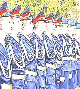 Парадная форма кадетов и курсантов